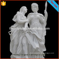European popular life size ancient greek stone man and woman statue westerners for decoration